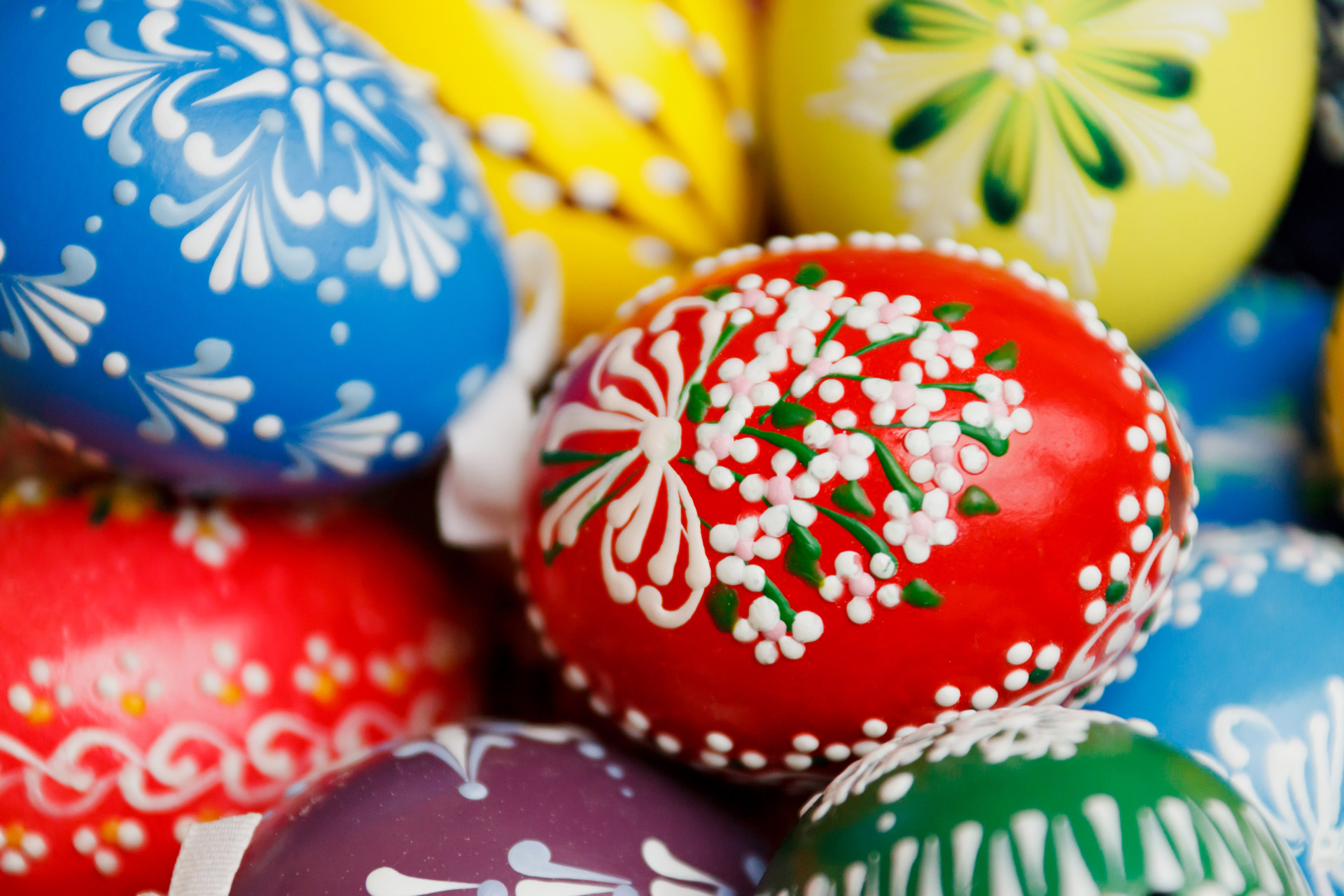 Decorated Easter Eggs Free Stock Photo - Public Domain Pictures