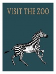 Zebra Zoo Poster