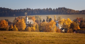 Village In Autumn