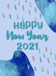 Abstract New Year Greeting
