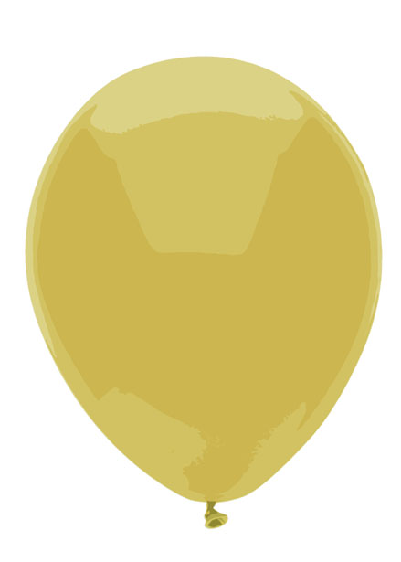 gold balloons clipart - photo #5