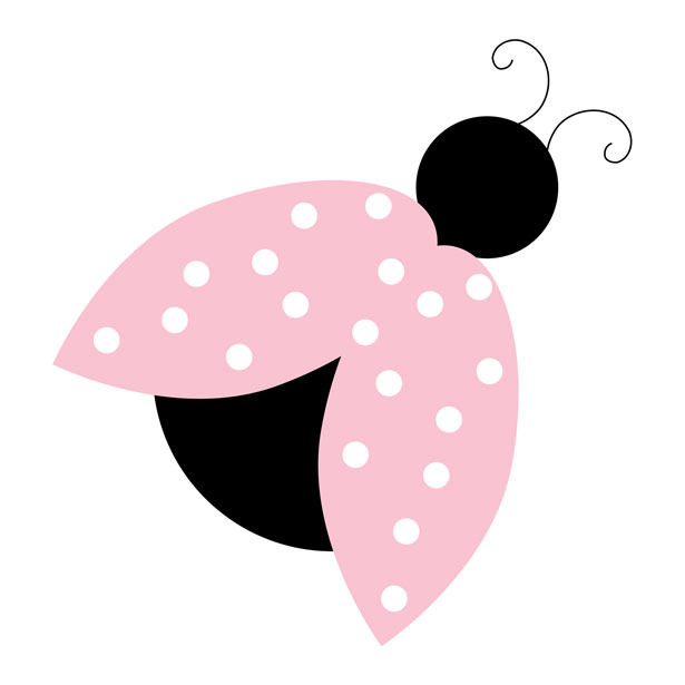 pink ladybug clip art free - photo #9
