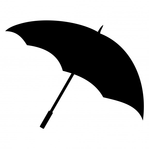 umbrella silhouette clip art - photo #2