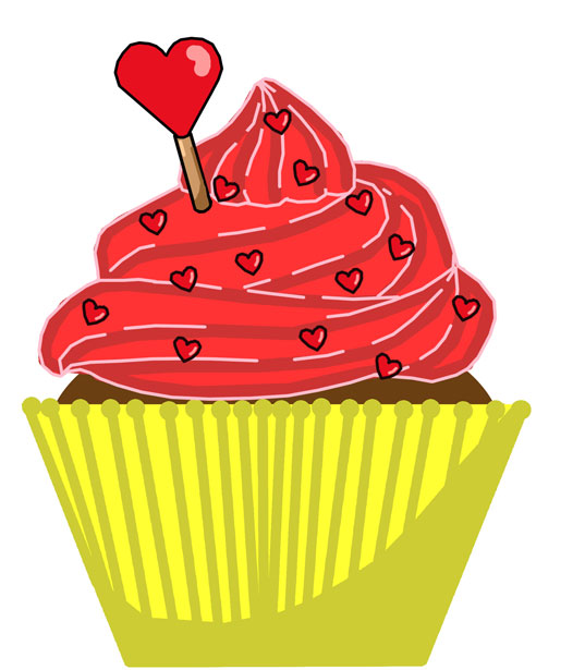 valentine cupcake clipart - photo #1