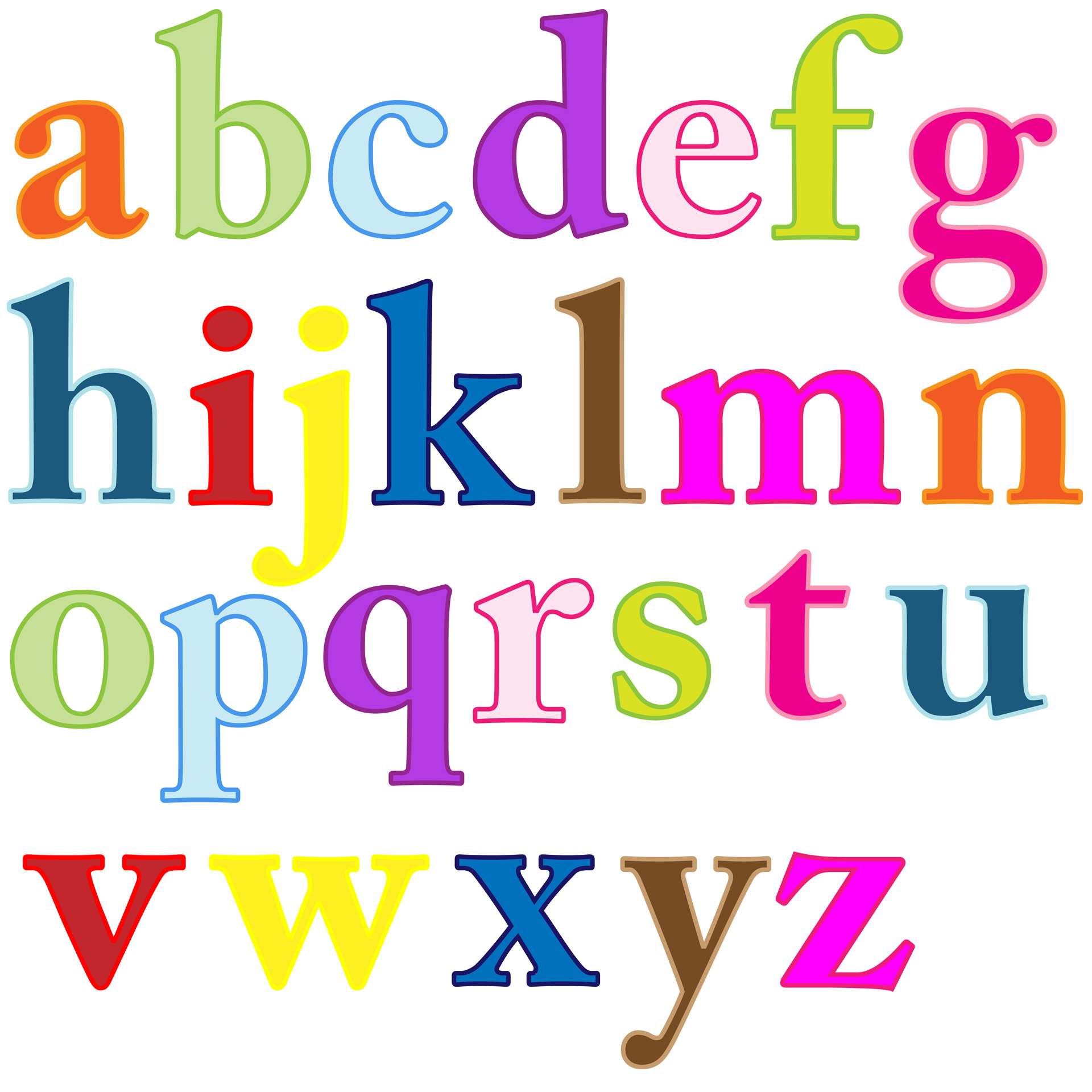 free clipart letters of alphabets - photo #4