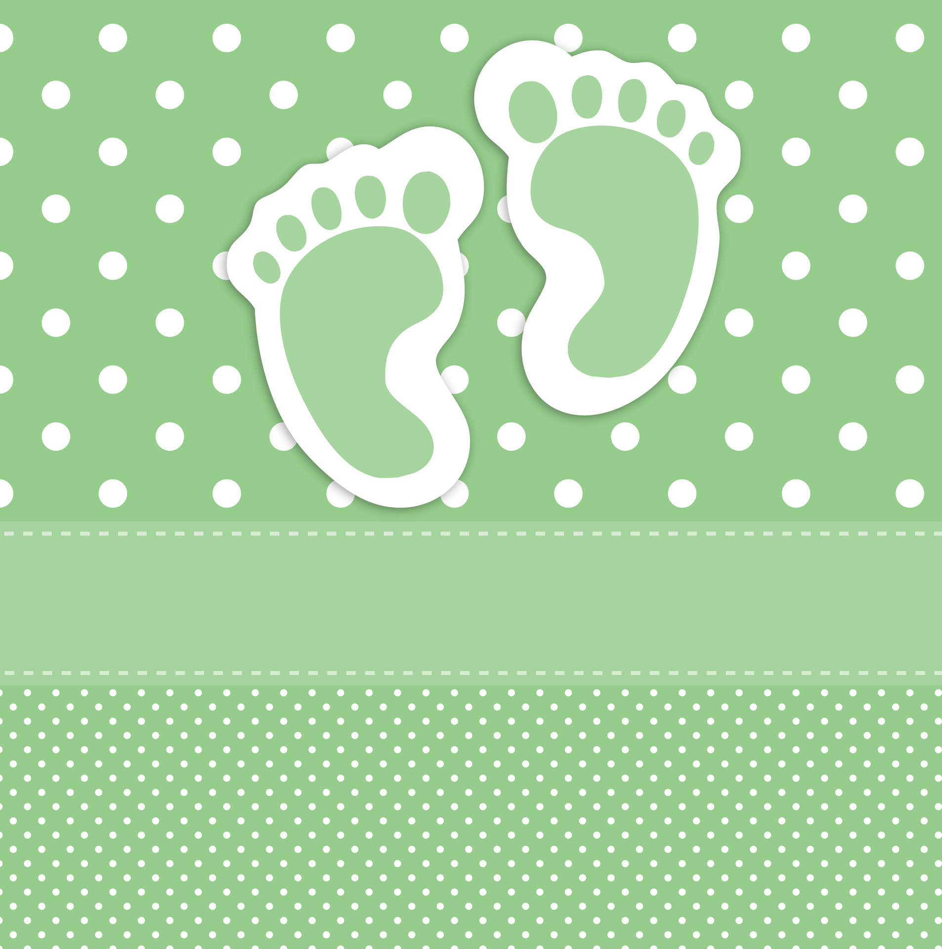 Baby Footprints Card Template Free Stock Photo Public Domain Pictures