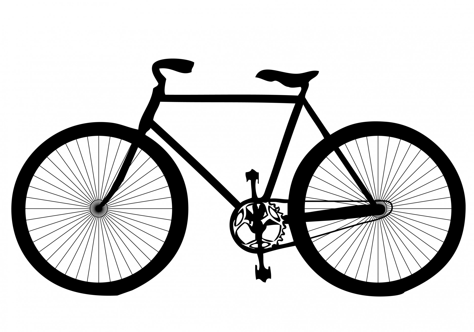 clipart of bicycle - photo #29