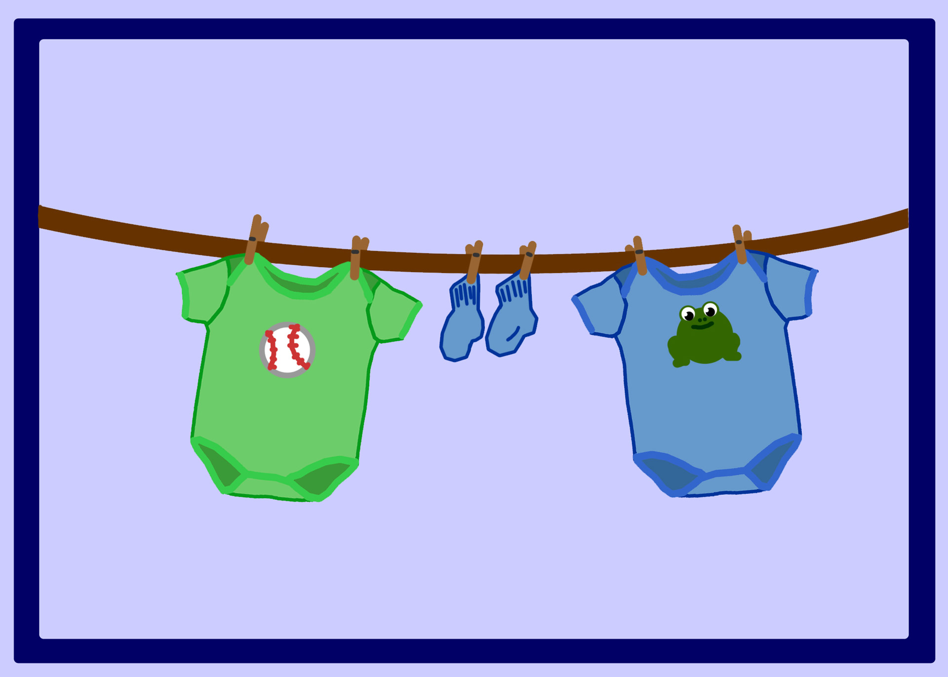 free baby clothes line clipart - photo #36