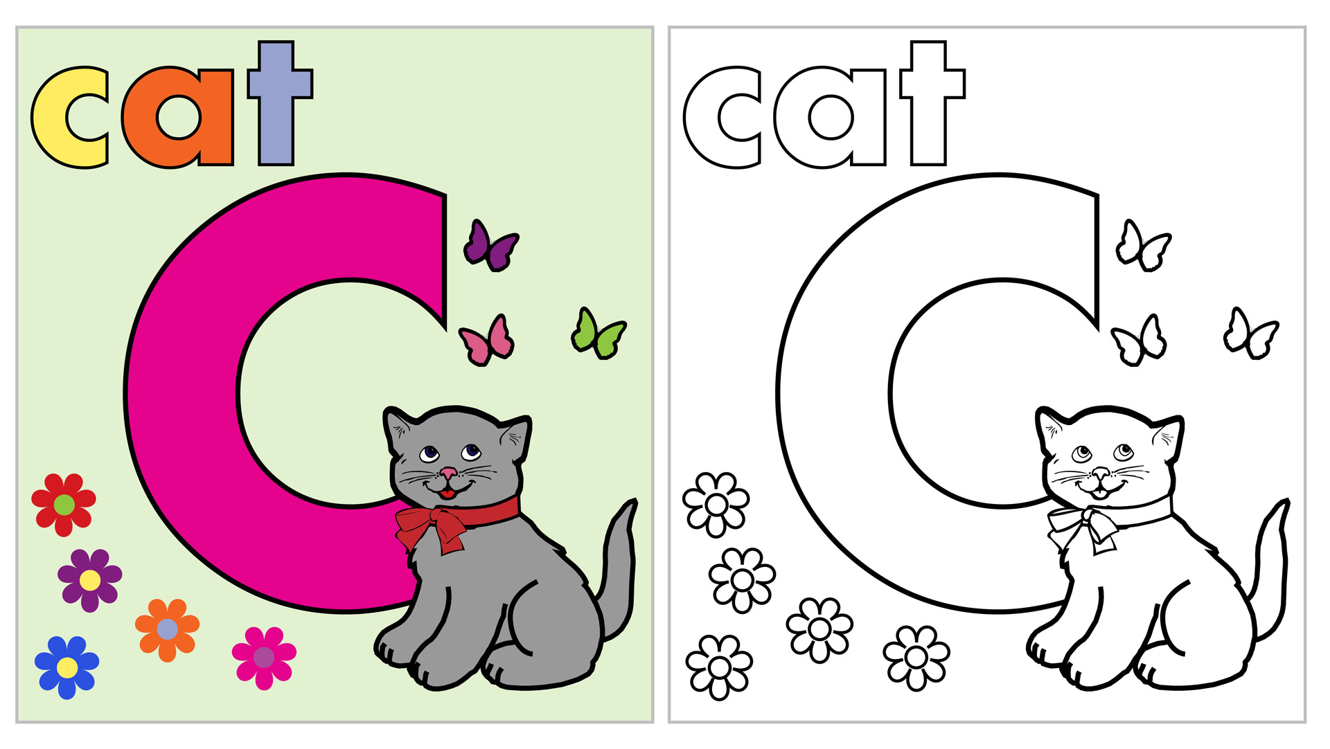 c is for coloring pages - photo #42