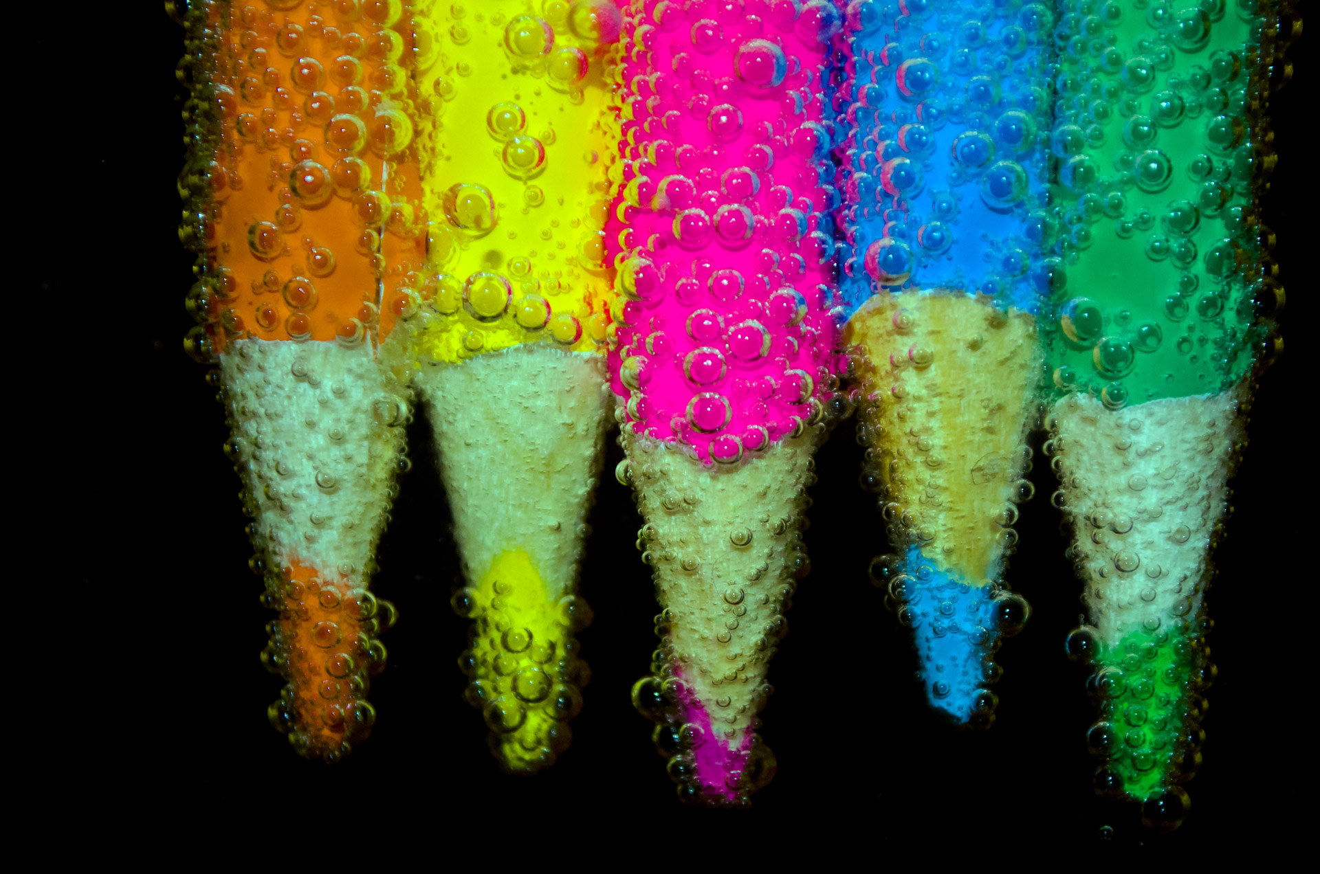 Crayons And Bubbles