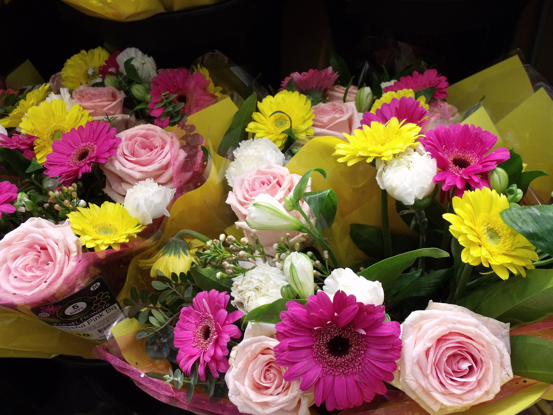 Image result for supermarket flowers