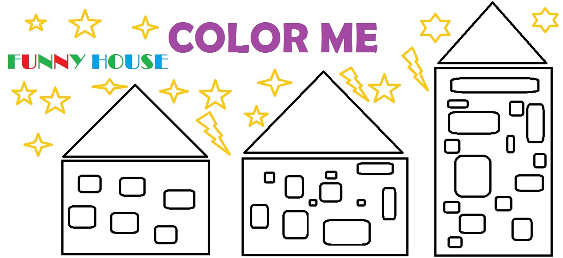 Coloring - Houses
