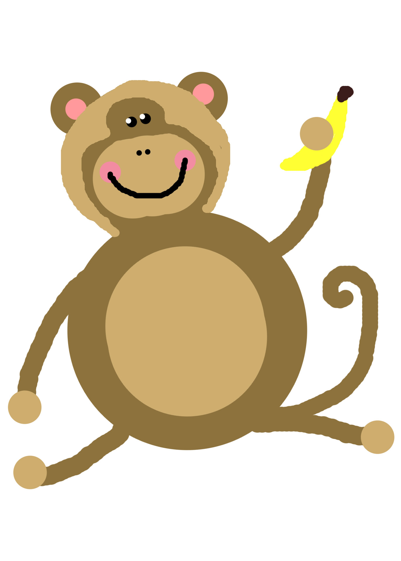 monkey illustrations clipart - photo #22