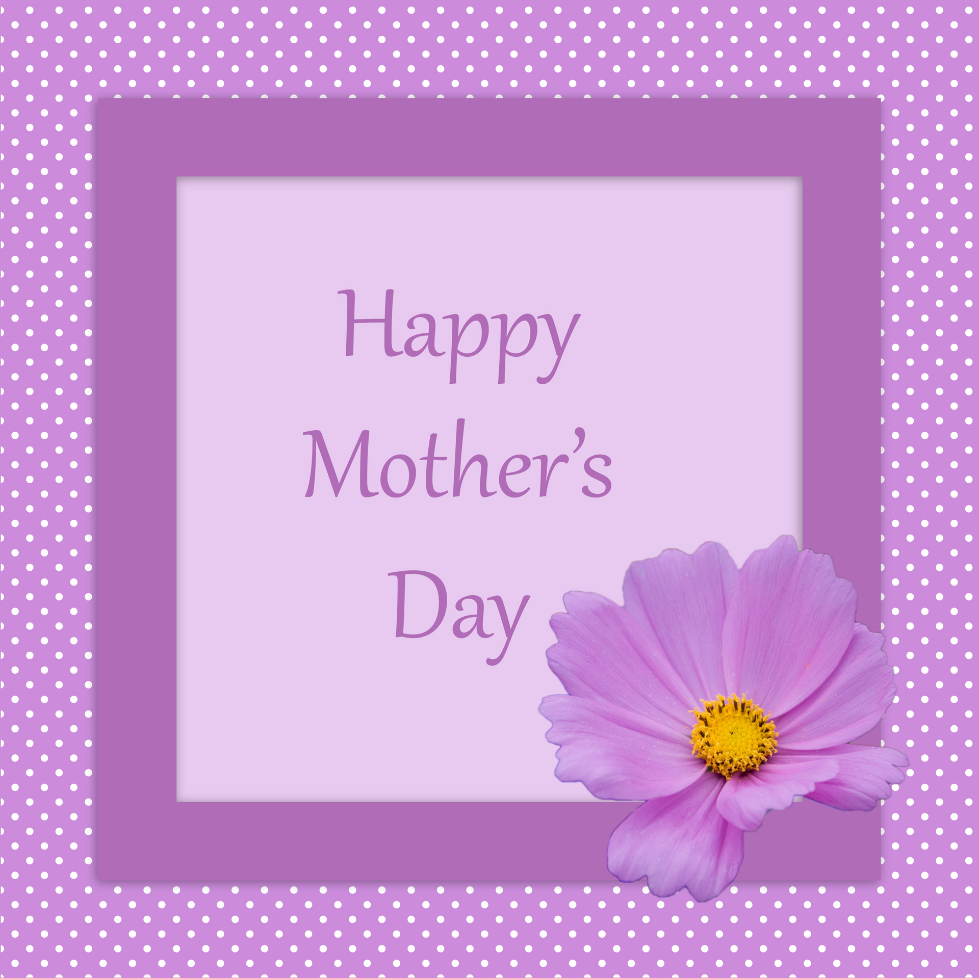 Mother's Day Card Flower