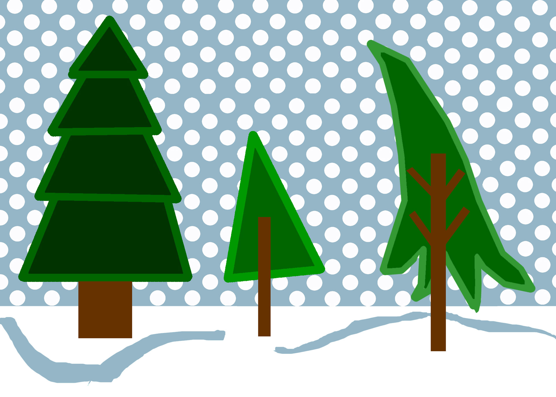 snowy woods clipart - photo #2