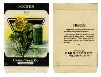 Seed Packet Vintage Dill