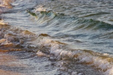 Breaking Waves In Sea