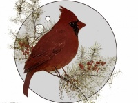 Cardinal Ornament Bauble