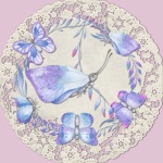 Purple Butterfly Illustration