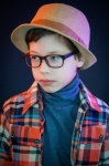 Boy, Child, Portrait, Hat, Glasses