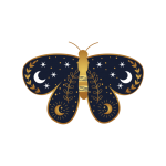 Esoteric Mystic Butterfly Clipart