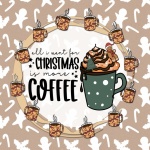 Funny Christmas Coffee Poster