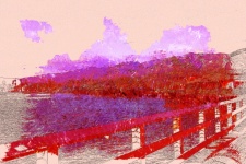 Ocean Wharf Digital Painting