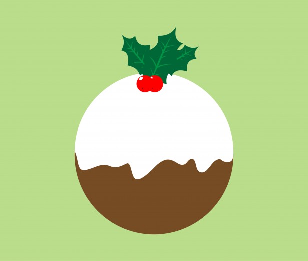 free clipart christmas pudding - photo #4