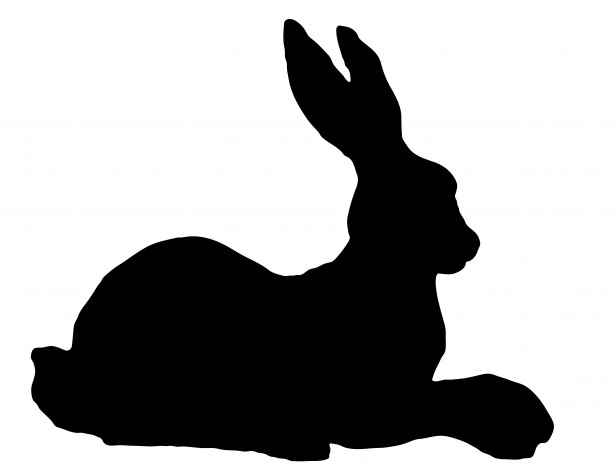 clipart image bunny silhouette - photo #9