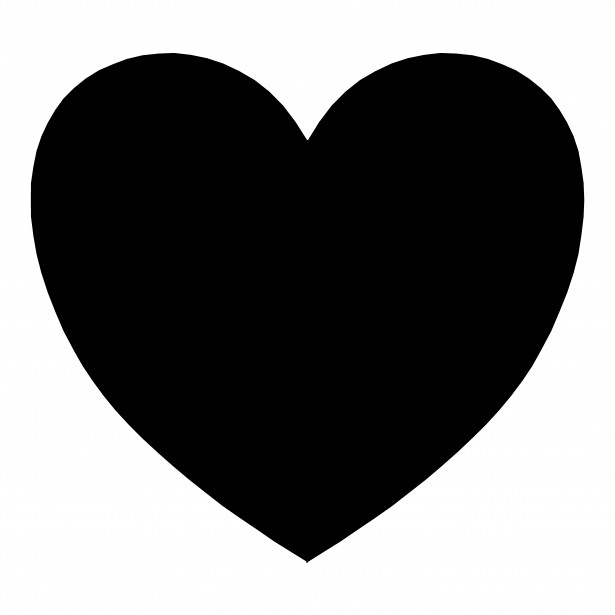 free heart silhouette clip art - photo #41