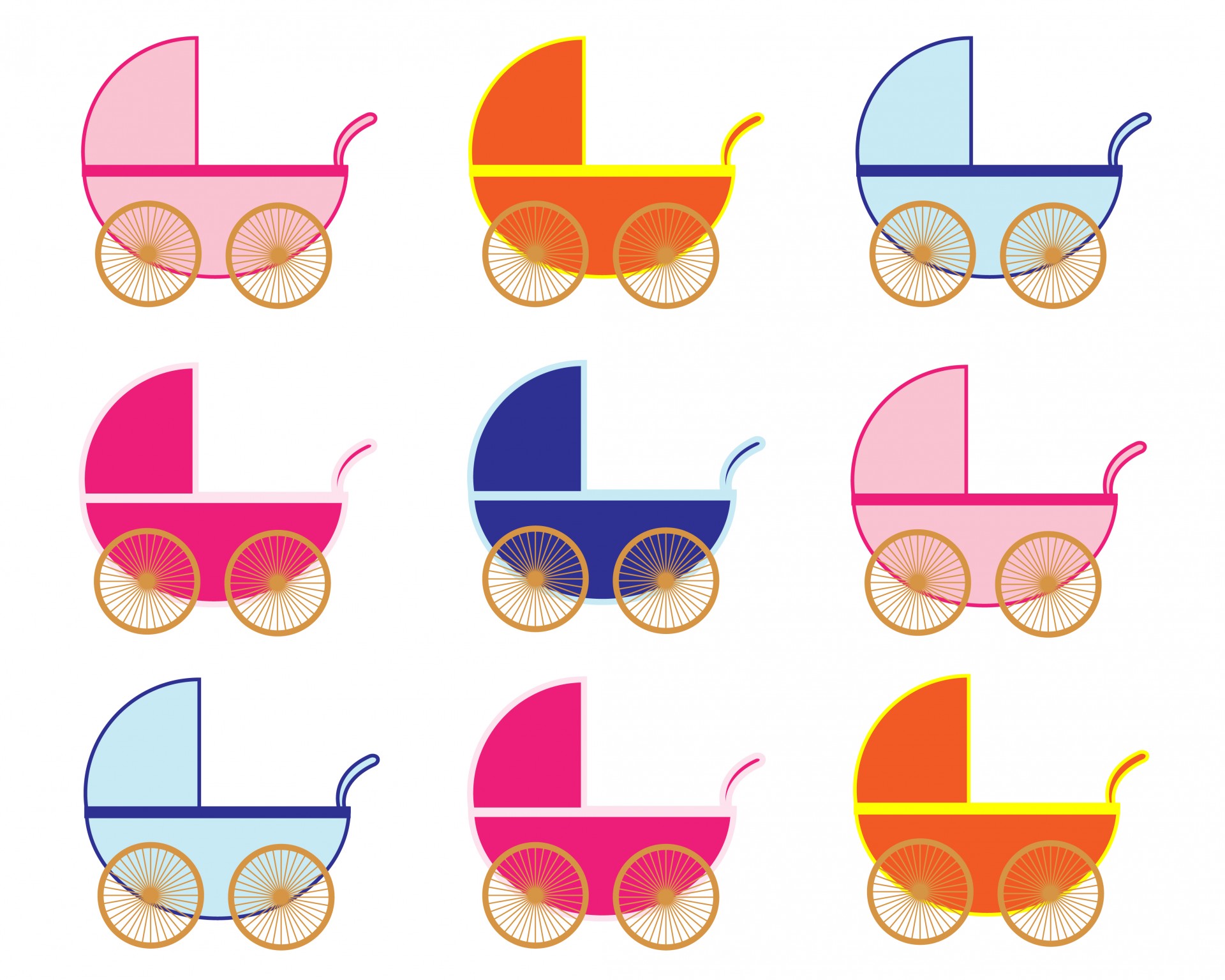 clipart baby carriage - photo #46