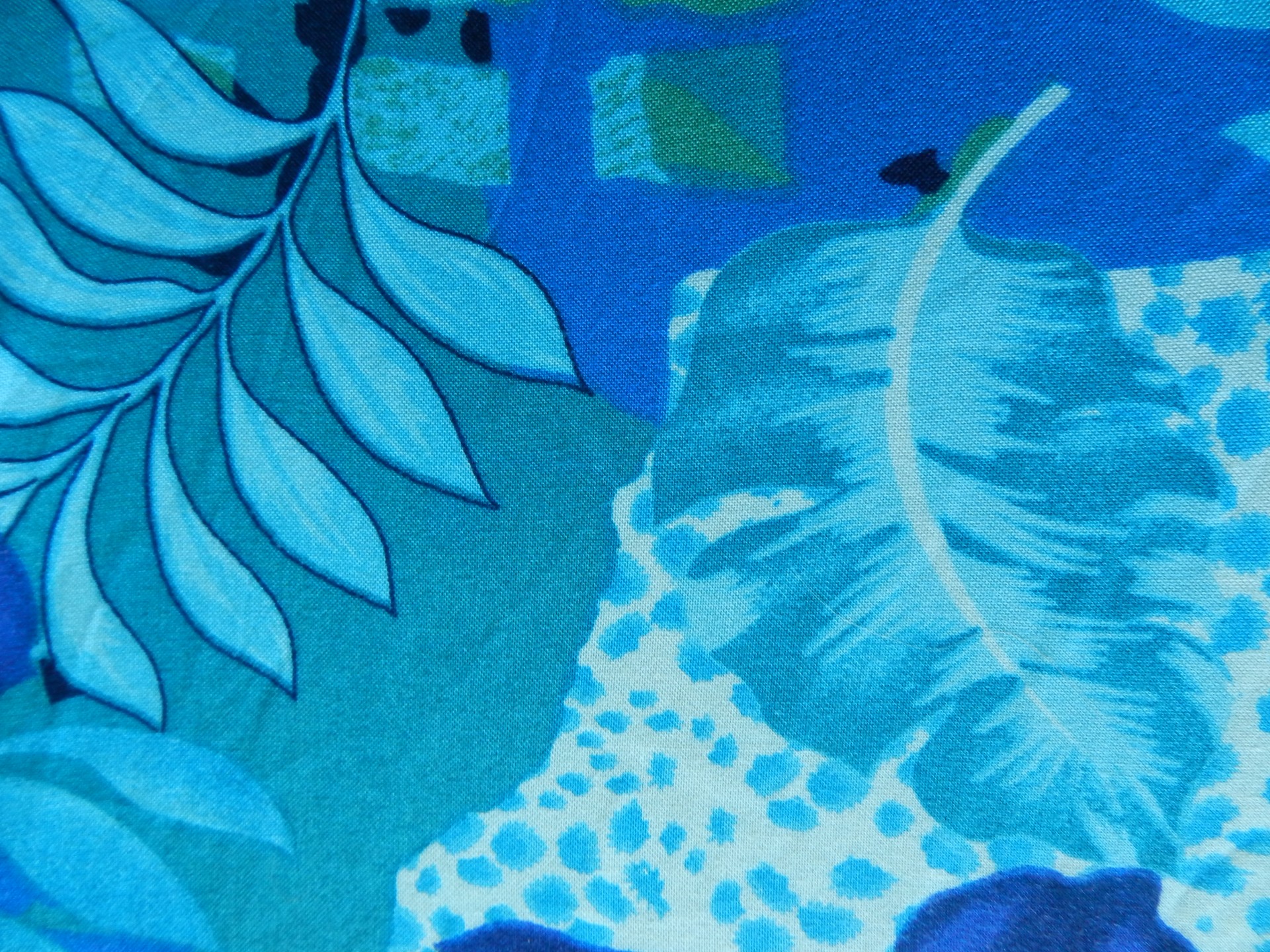 Background Fabric Flower Blue (2)