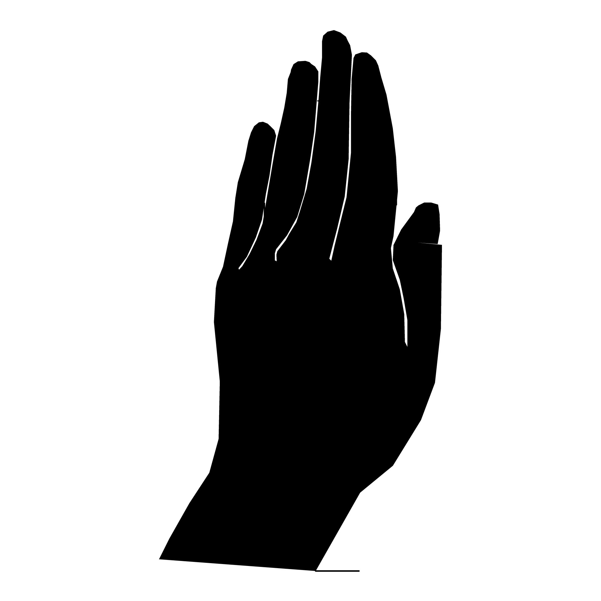 Hand Silhouette Free Stock Photo - Public Domain Pictures