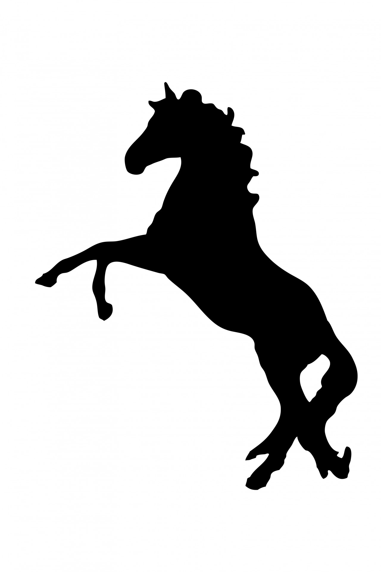 clip art horse silhouette - photo #40