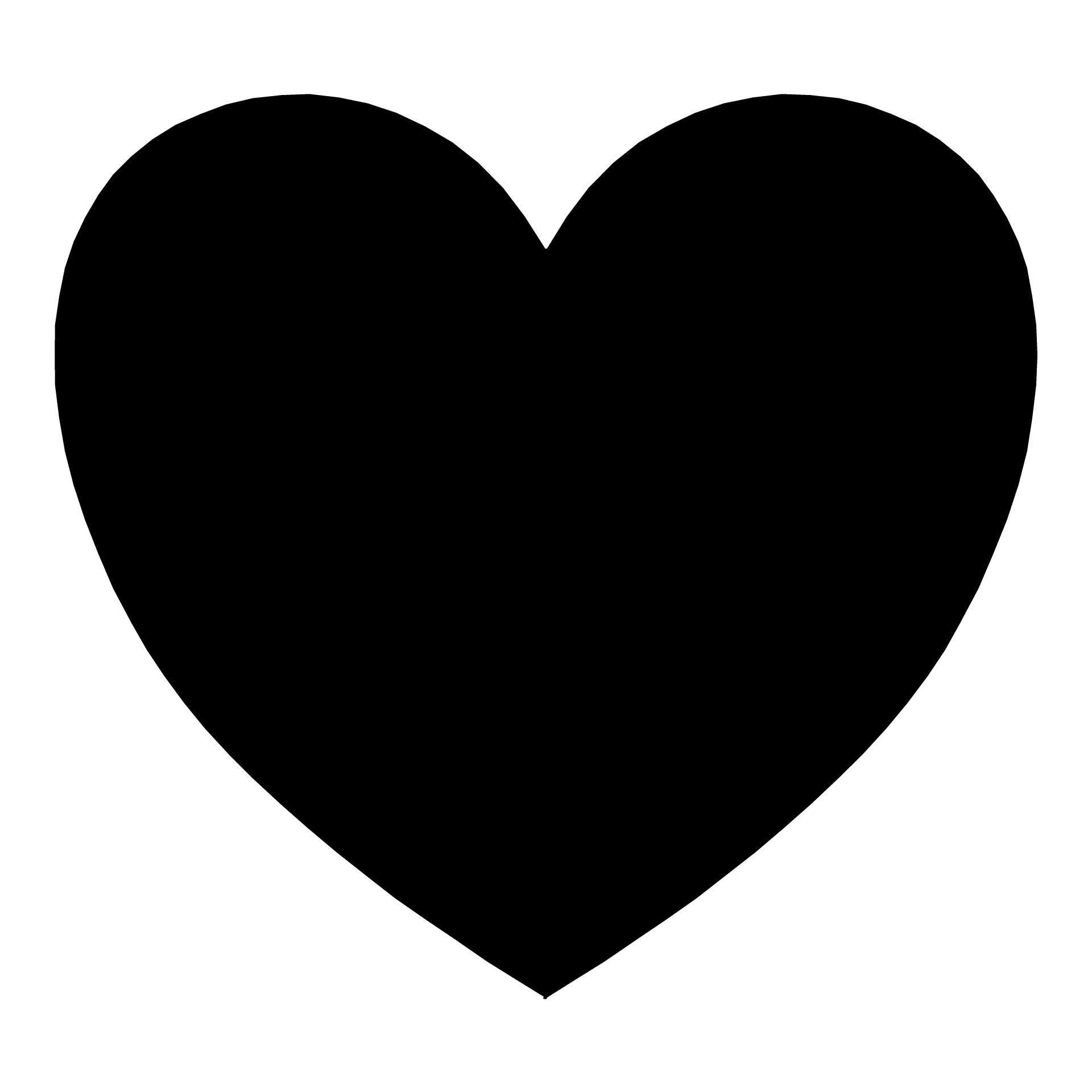 free heart silhouette clip art - photo #29