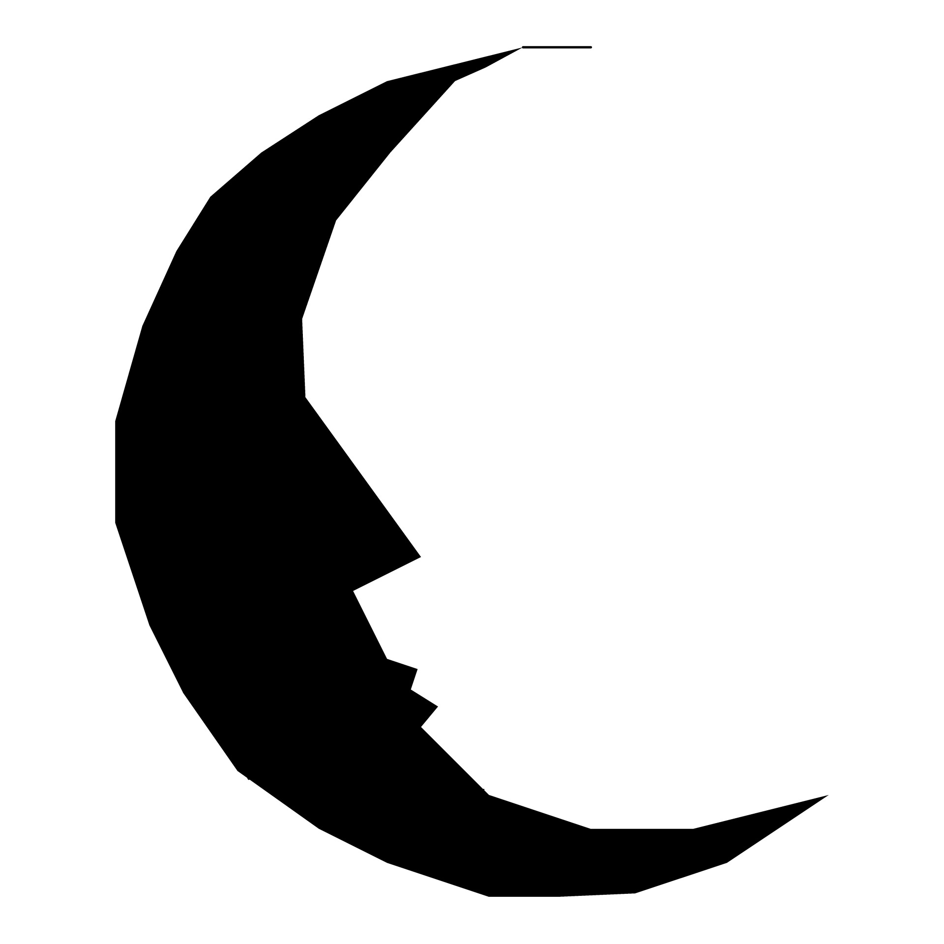 Silhouette Moon Free Stock Photo - Public Domain Pictures