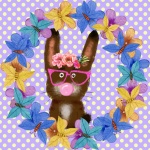 Easter Bunny Butterfly Wreath