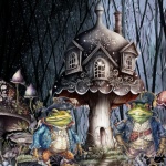 Fantasy Frog Illustration