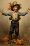 Halloween Child Scarecrow
