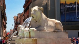 Lion Sculpture Fountain 02