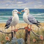 Seagull Calendar Art