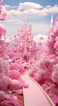 Pink Castle Landscape