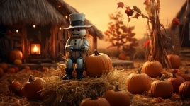 Pumpkin Scarecrow