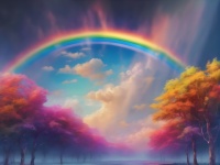 Rainbow Colorful Sky