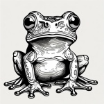Cute Frog Illustration