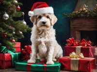 Dog Labrador Retriever Christmas