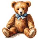 Vintage Teddy Bear Clipart