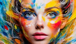 Face, Art, Painting
