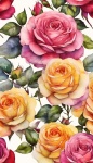 Flower Blossom Rose Illustration