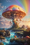 Giant Photosynthetic Mushrooms